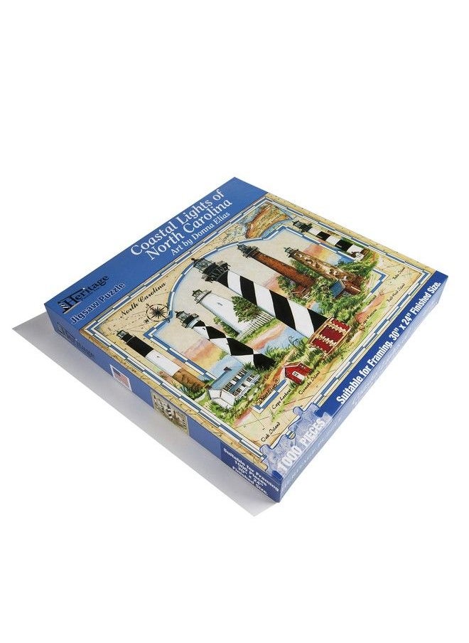 Heritage Coastal Lights Of North Carolina Jigsaw Puzzle 1000 Pieces - pzsku/Z6E3C08B1FD8C692A4A8FZ/45/_/1692172046/0d90ffb7-4e41-45d4-bd67-37b785b83f12