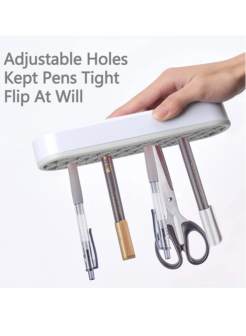 Versatile Silicone Makeup Brush Organizer for Beauty Tools and Crafts Storage Grey - Image 2