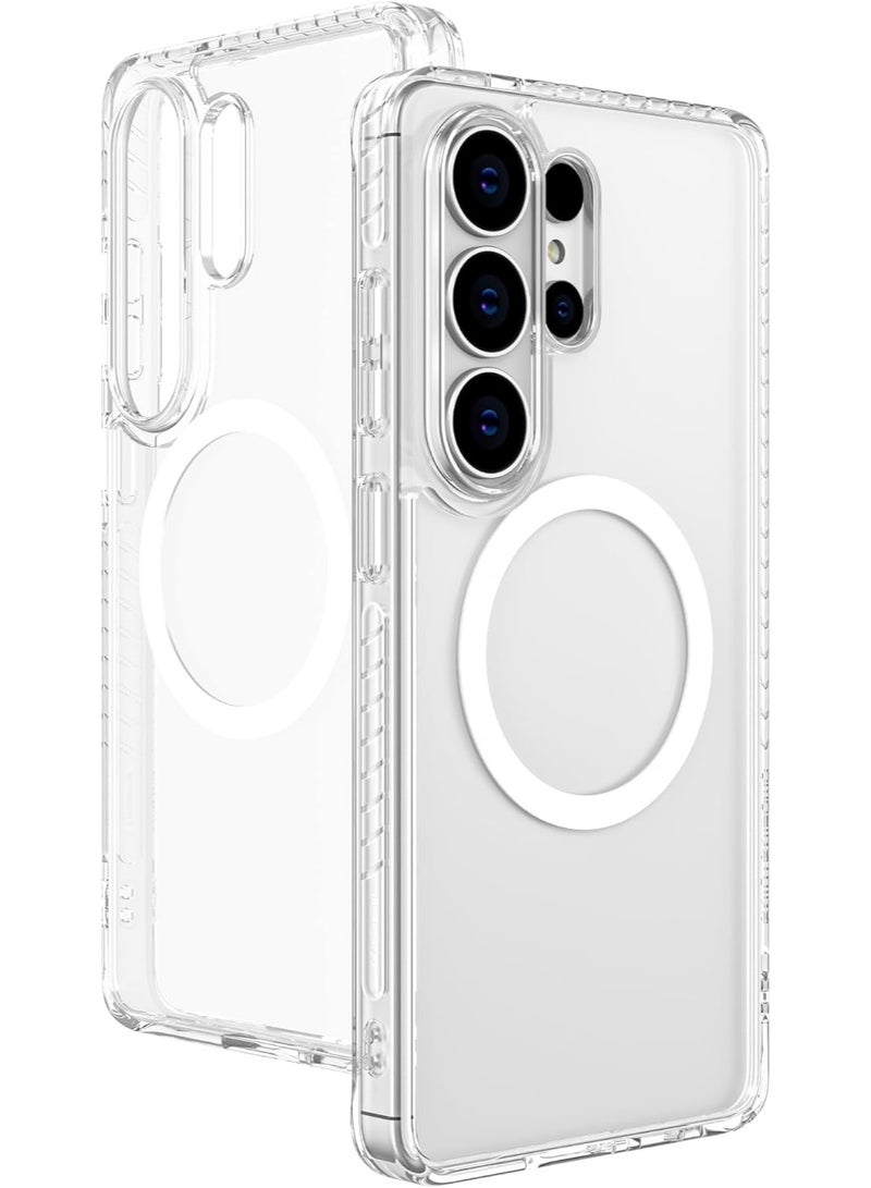 AMAZINGthing حافظة Titan Pro لهاتف سامسونج جالاكسي S26 ULTRA [حماية من السقوط حتى 12 قدم] متوافقة مع MagSafe غلاف مضاد للصدمات - شفاف - Image 1