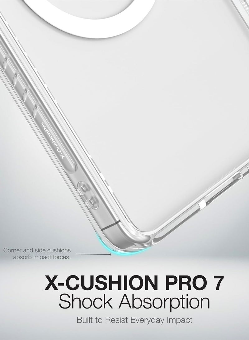 AMAZINGthing حافظة Titan Pro لهاتف سامسونج جالاكسي S26 ULTRA [حماية من السقوط حتى 12 قدم] متوافقة مع MagSafe غلاف مضاد للصدمات - شفاف - Image 4
