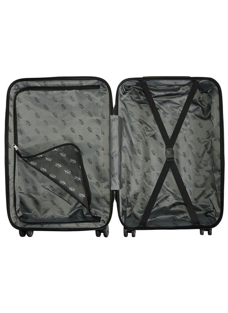 Biggdesign - Biggdesign Moods Up Medium Suitcase, 100% ABS Hardshell Luggage with 360° Spinner Wheels, Travel Suitcases with TSA Lock System, Lightweight, Rosegold, 24 Inch - Image 1