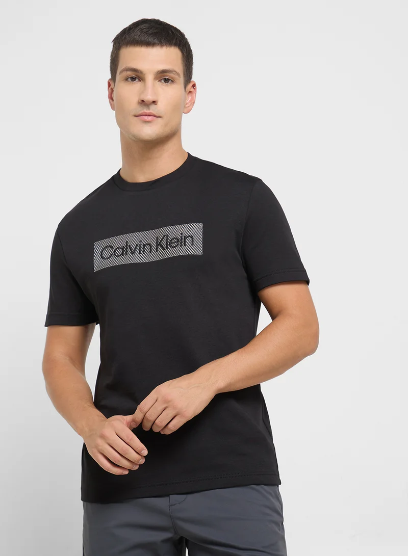 CALVIN KLEIN Logo Crew Neck T-Shirt