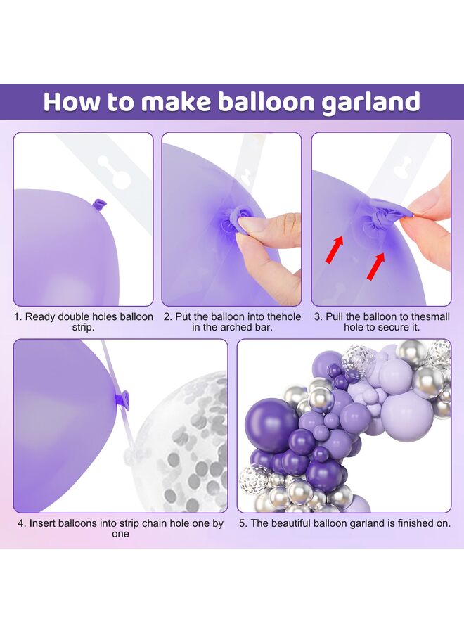 يُسلِّم بالونات رملية بيضاء 153 قطعة بأحجام مختلفة، عبوة من 18 قطعة، 12 و10 و5 بوصة، طقم قوس بالونات لاتكس لحفلات الزفاف وحفلات التخرج وأعياد الميلاد - Image 2