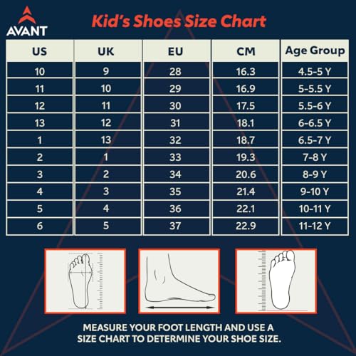 AVANT Kid's Velox Sneaker Shoes- Soft Cushioned Insole, Lightweight, Durable, Comfortable, Trendy, Casual Footwear (AVKSH005CL01SIZE5_UK5_Tan/Navy) - Image 4