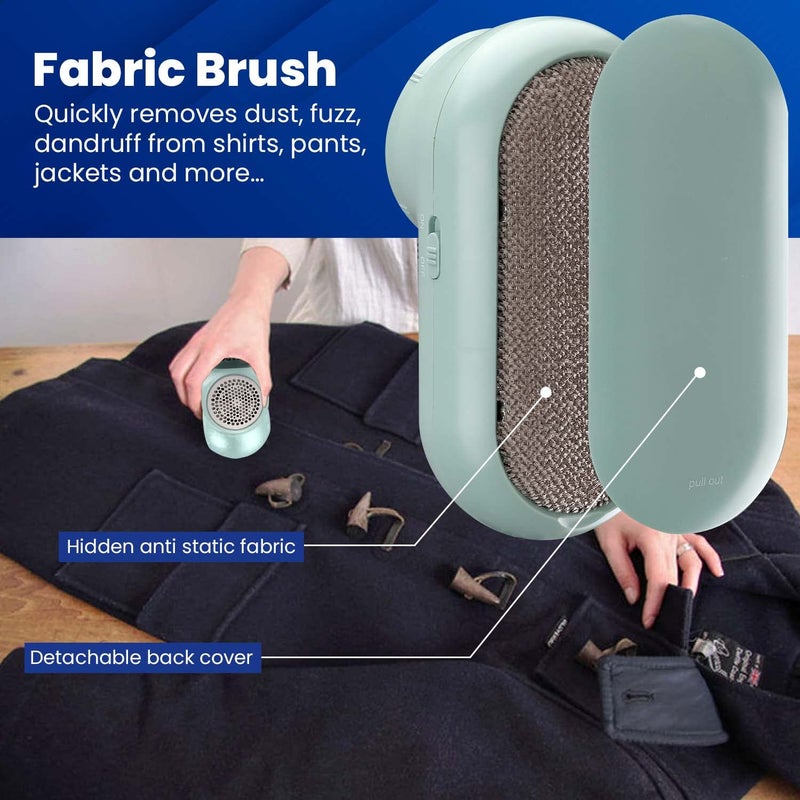 AGARO AGARO LR2007 Lint Remover Fabric Brush Rechargeable for Woolen Sweaters Clothes Shirts Jackets Burr Remover Pill Remover from Carpets Curtains - Image 3