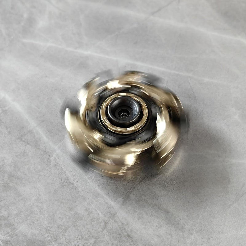 T-Conceal EDC Fidget Sliders Open Armor Spinner Fidget Toy Stress Relief for Adults Magnetic Metal (ذهبي) - Image 3