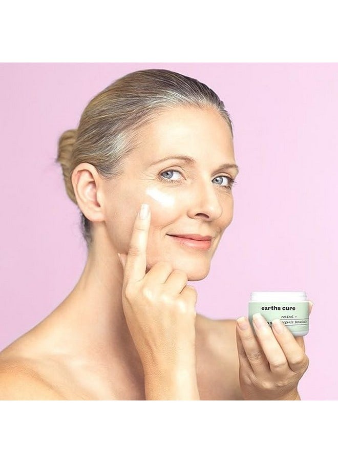 EarthsCure - EarthsCure 3 Step Anti-Aging Routine - Simple Routine for Wrinkles, Dark Spots, and Smoother Skin. Contains Ocean Minerals, Nano Peptides & Vegan Retinol. Sensitive Skin Safe. - Image 1