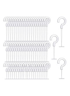 XiuWoo 15000 Pieces J Hook Fasteners, Tagging Gun Accessories Clothing Tag Barbs Plastic Fasteners Hanging Attachments for Label, Standard Barbs, 3 Sizes 1.5 Inch 2.2 2.8 Inch(Each 5000)  - Image 1