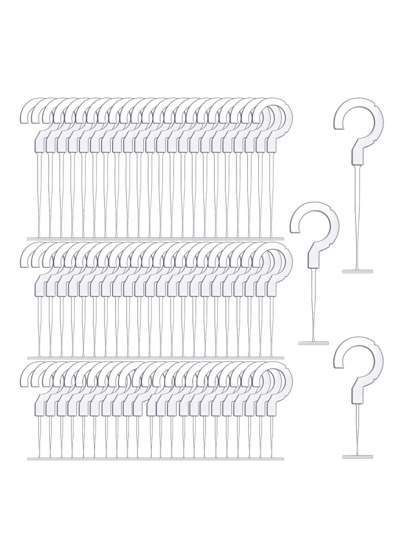 XiuWoo 15000 Pieces J Hook Fasteners, Tagging Gun Accessories Clothing Tag Barbs Plastic Fasteners Hanging Attachments for Label, Standard Barbs, 3 Sizes 1.5 Inch 2.2 2.8 Inch(Each 5000)  - Image 1