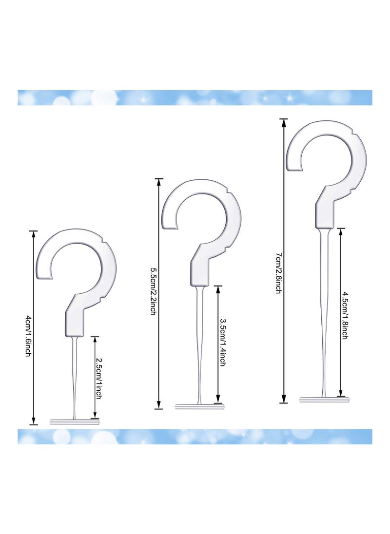 XiuWoo 15000 Pieces J Hook Fasteners, Tagging Gun Accessories Clothing Tag Barbs Plastic Fasteners Hanging Attachments for Label, Standard Barbs, 3 Sizes 1.5 Inch 2.2 2.8 Inch(Each 5000)  - Image 4