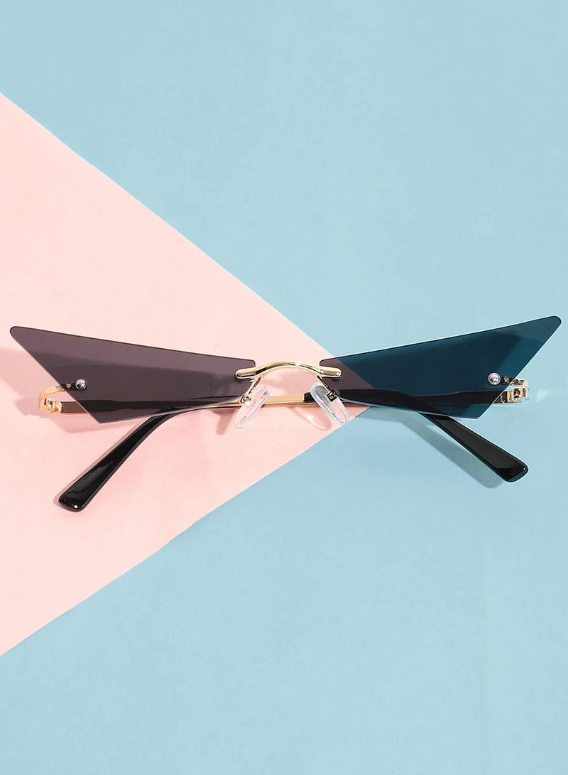 Haute Sauce Frame Tinted Lens Cat Eye Sunglasses
