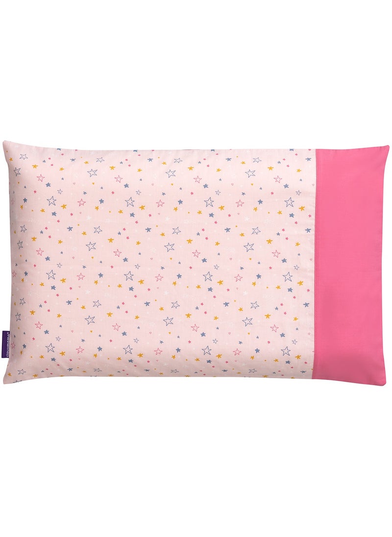 Clevamama ClevaFoam Baby Pillow Case - Pink  - Image 1