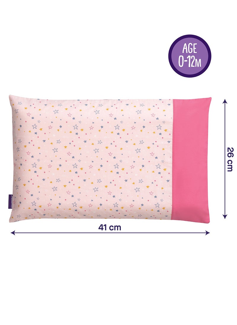 Clevamama ClevaFoam Baby Pillow Case - Pink  - Image 3