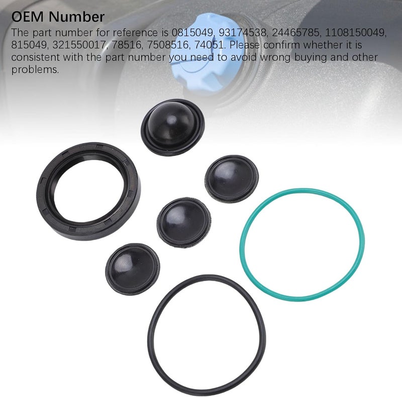 Aramox 24465785, 7pcs Fuel Injection Pump Repair Kit for Vectra C Signum H Zafira B with Anti Aging Rubber, Long Lasting Maintenance, Suitable for Z22yh Engine - Image 4