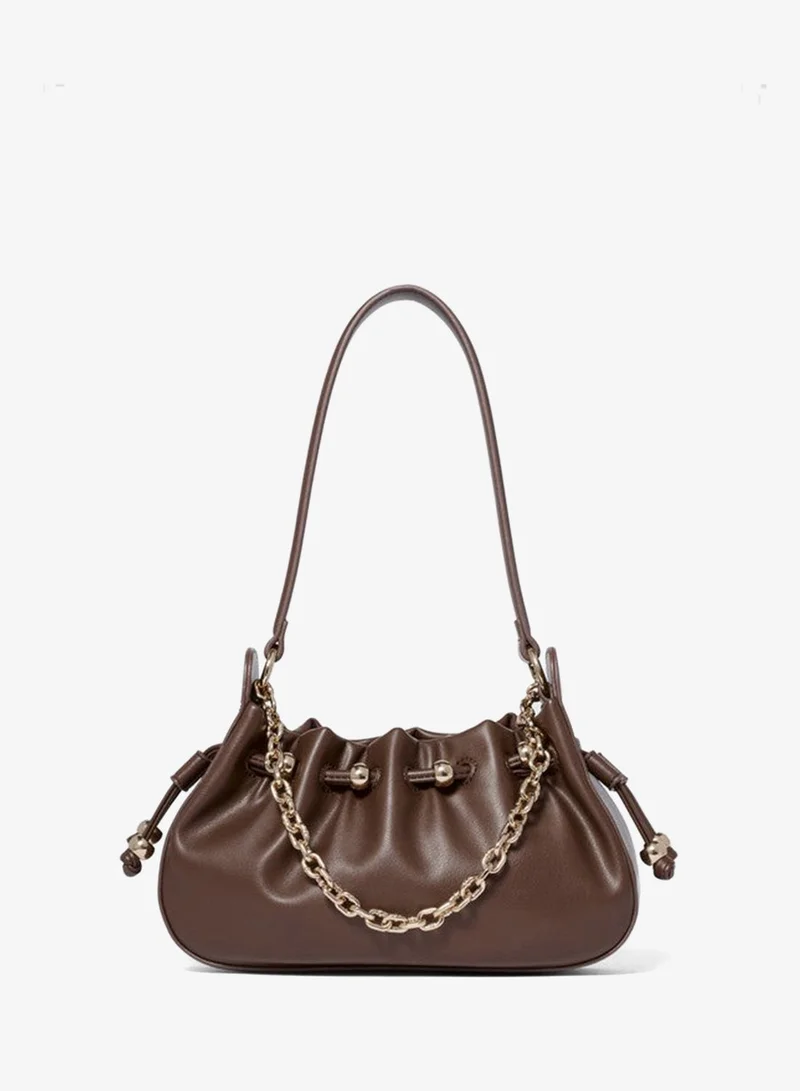 DAKOTA Textured Chain Shoulder Bag