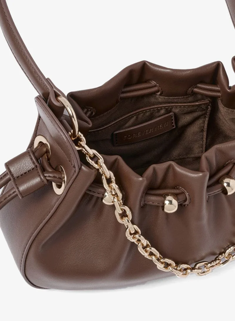 forever new  DAKOTA Textured Chain Shoulder Bag for Women | Best Price UAE