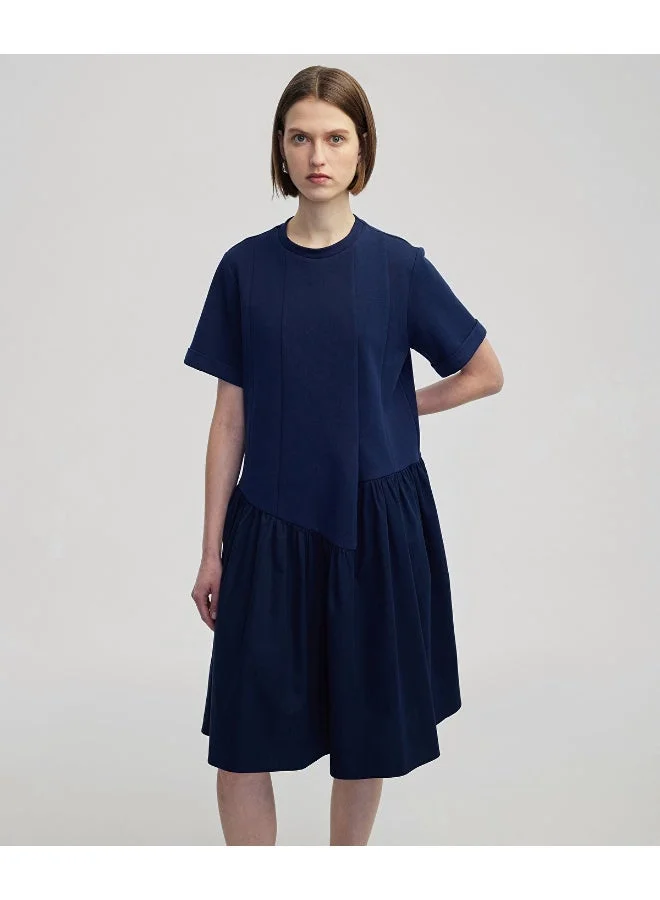Ipekyol Relaxed Fit Asymmetric Gathered Dress