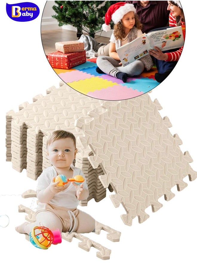 Berma Baby Baby Soft Puzzle Play Mats - Interlocking Floor Tiles for Kids  Thickness EVA Interlocking Foam Floor Tiles for Home Safe and Durable Kids Floor Mats | Ideal Play Mat for Toddlers 5/12/24/36PCS  - Image 1