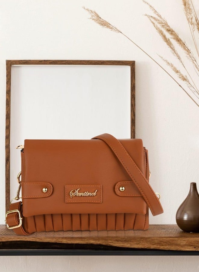 SENTINEL Shoulder Sling Crossbody Bag for Women | Solid Stylish Purse For Girls - Image 2