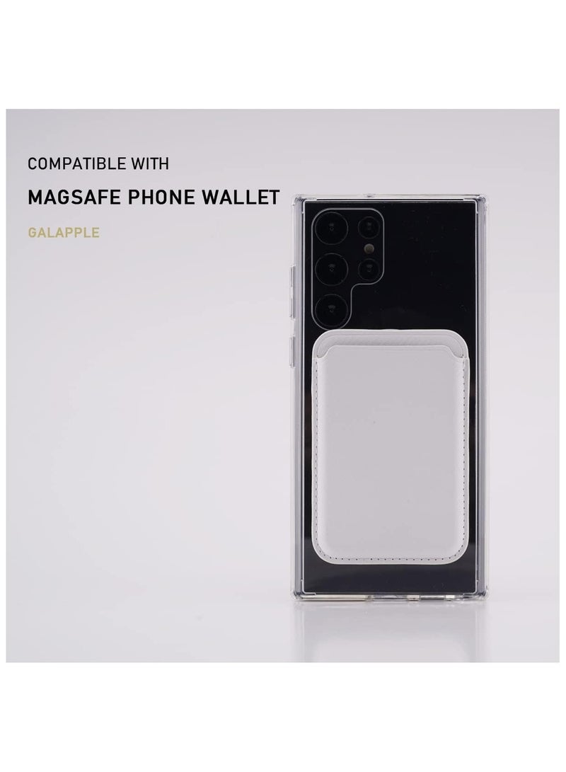 FARROBIZZ FARROBIZZ Magnetic Clear Case for Samsung Galaxy S22 Ultra, Slim Bumper Compatible with Magsafe Card Wallet& Wireless Chager, Screen & Camera Protection Shockproof Galaxy S22 Ultra Case - Image 5