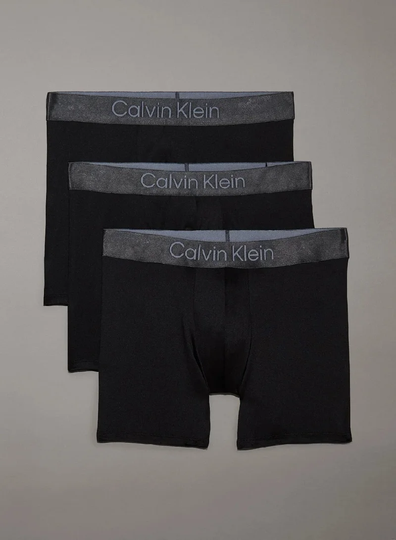 CALVIN KLEIN 3 Pack Boxer Briefs - Micro Stretch