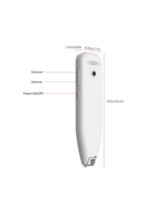 DOSMONO - Dictionary Translation Pen Scanner Text Scanning Reading Translator Device Multilingual Scanner WiFi/Hotspot Connection/Offline Recording Pen Support 112 Languages - Image 1