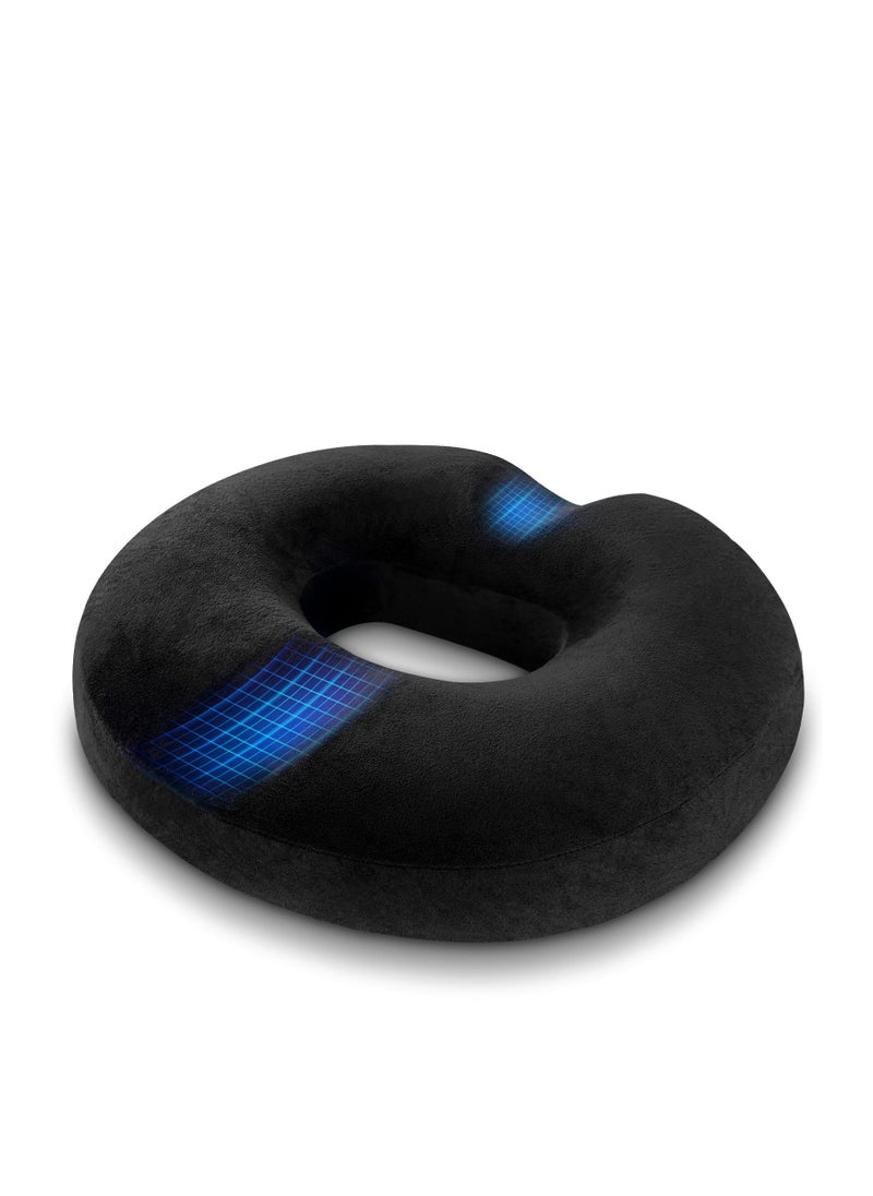 Arabest - Large Memory Seat Cushion for Desk Chair, Non-Slip 3D Office Chair Cushions for Pressure Relief Sciatica & Tailbone Back Pain Relief,Ergonomic Pillow Memory Foam Coccyx Pad for Office Home Car - Image 1