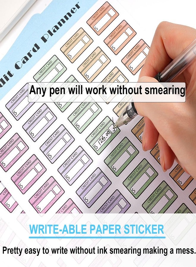 MANWU Credit Card Bill Due Stickers Payment Planner Reminder Stickers for Happy Planner,Agenda,Calendars, Budget Planning,scrapbooks - Image 2
