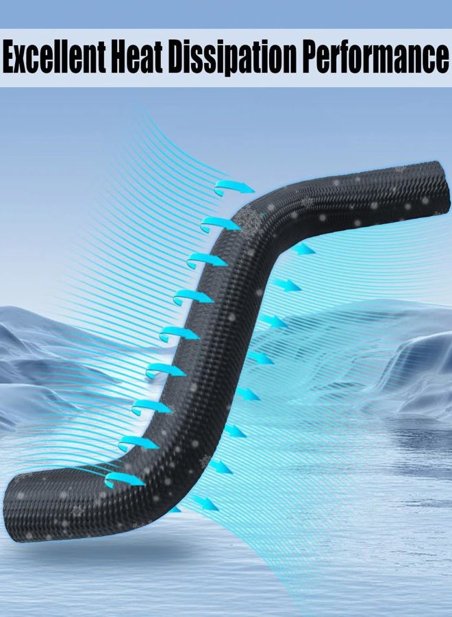 QAGGUM Upper & Lower Radiator Hoses Set Fit for Toyota Tacoma 1995-2004 4Runner 1996-2002 Replace 16571-62070 16572-62090 3.4L V6 - Image 3