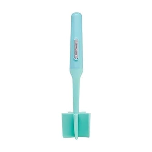 Farberware Heat Resistant Nylon Meat and Potato Masher, Safe for Non-Stick Cookware, Aqua Sky - Image 1