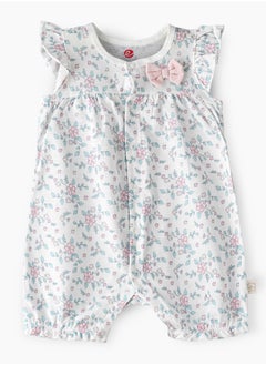 Printed long romper