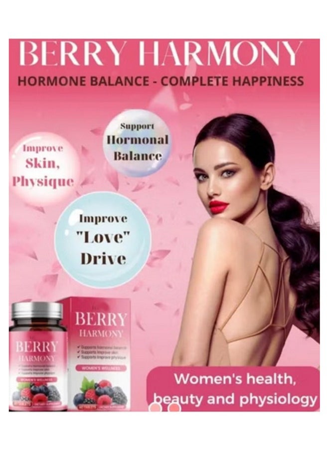 elicare - Berry Harmony Balance Female Hormones 60 Tablets - Image 1