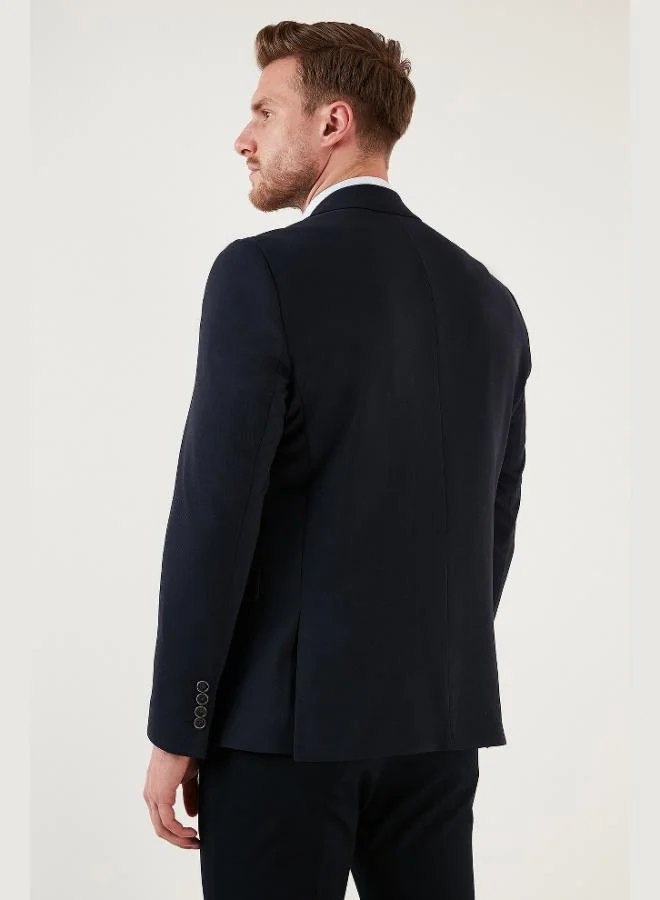 Buratti  Buratti Slim Fit 6 Drop Double Slit Blazer Jacket Men's JACKET BASELNA for Men | Best Price UAE