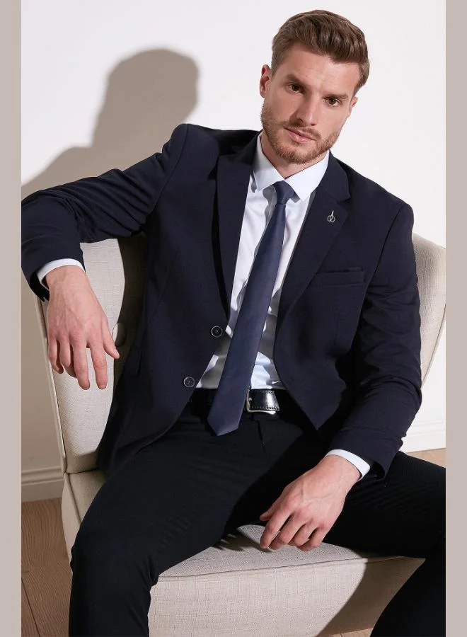 Buratti  Buratti Slim Fit 6 Drop Double Slit Blazer Jacket Men's JACKET BASELNA for Men | Best Price UAE