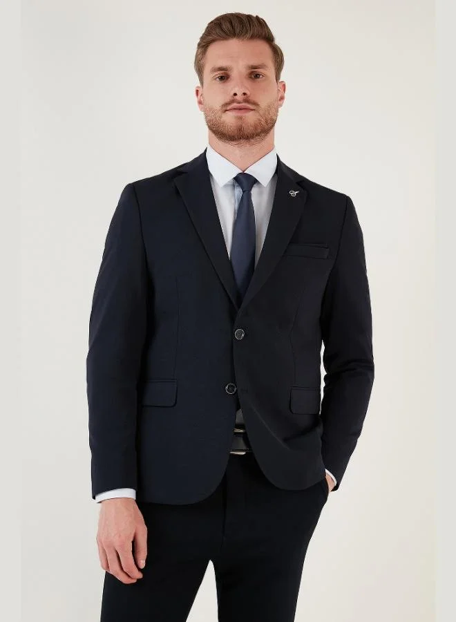 Buratti  Buratti Slim Fit 6 Drop Double Slit Blazer Jacket Men's JACKET BASELNA for Men | Best Price UAE