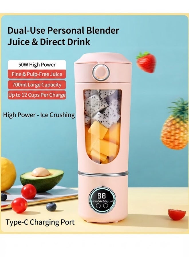 APEX Portable Blender Electric Juicer Fruit Mixers  Rechargeable Smoothie Mini Blender Personal Juicer - Image 3