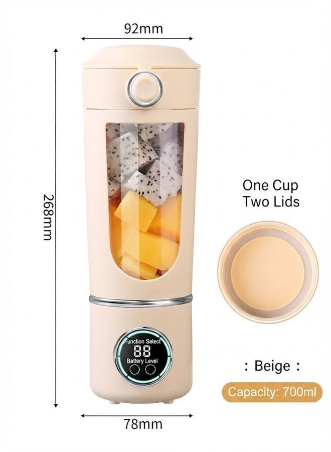 APEX Portable Blender Electric Juicer Fruit Mixers  Rechargeable Smoothie Mini Blender Personal Juicer - Image 2