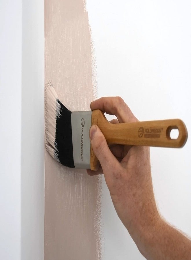 ROLLINGDOG Paint Brushes for Walls - 2.5 Inch Angled Paint Brushes,Stiff Filament Great for Ceiling Cutting in,Trimming - Image 5