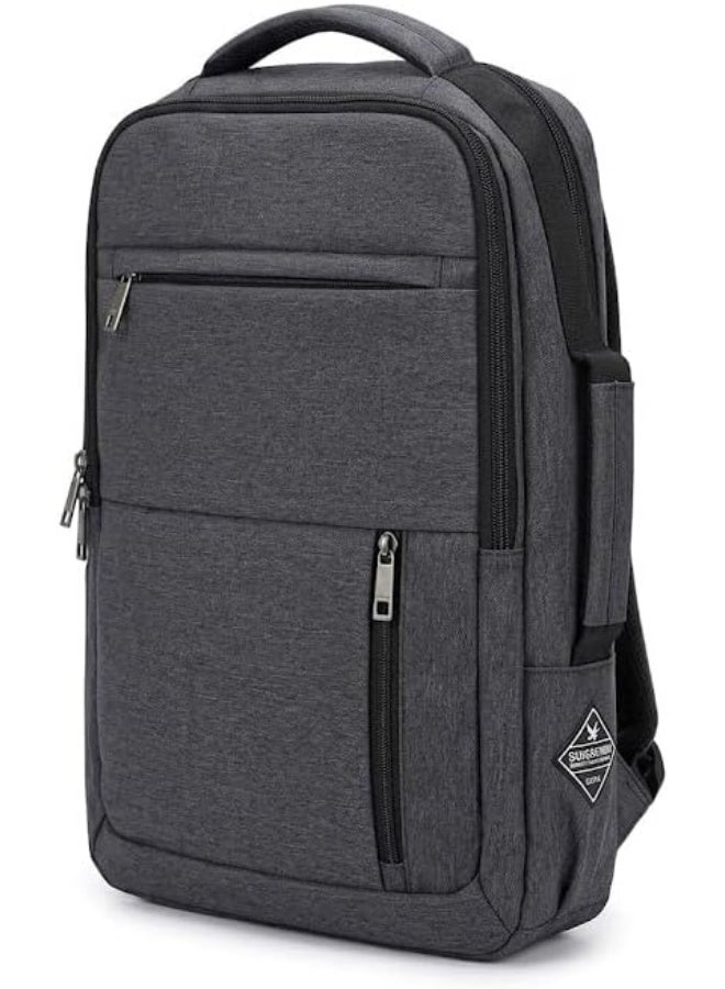 SUISSEWIN Laptop Backpack for Men & Women, Multi-Compartment Business Travel Bag, Lightweight, Water-Resistant & Anti-Theft - Image 2