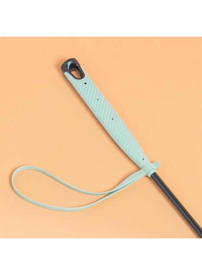 FOUGANZA Kids' Horse Riding Crop 140 Multi 58 cm - Green/Grey - Image 2