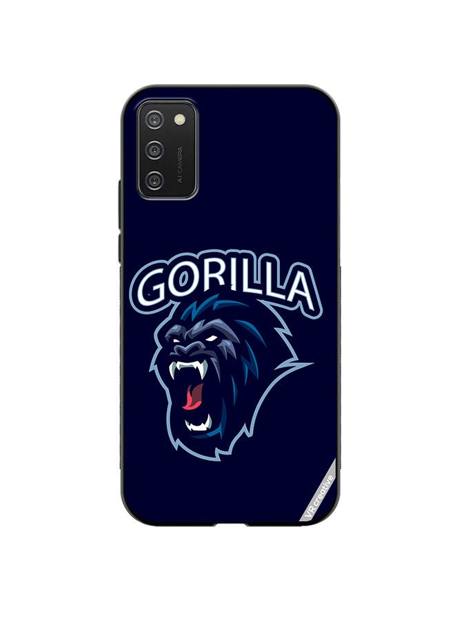 VR CREATIVE Protective Case Cover For Samsung Galaxy A03s Gorilla Design Multicolour - Image 1