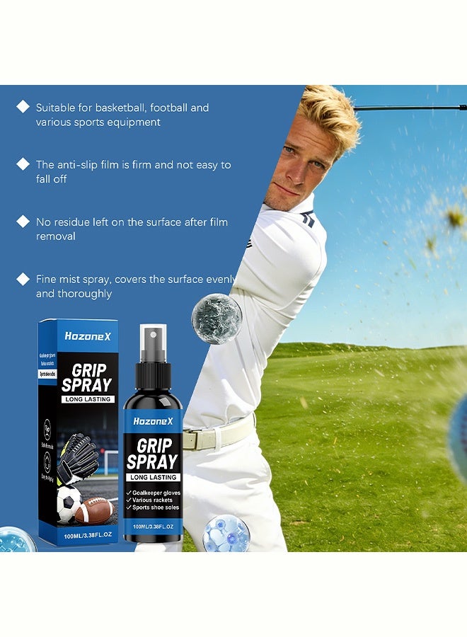 HOZONEX Anti-slip Spray - Increases Friction - Multi-purpose - Suitable for Sports Accessories - Dries Without Stickiness - Anti-slip Film,100ml - Image 4