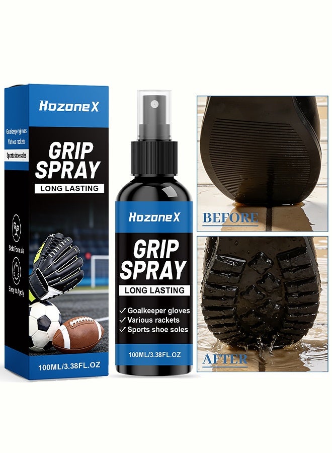 HOZONEX Anti-slip Spray - Increases Friction - Multi-purpose - Suitable for Sports Accessories - Dries Without Stickiness - Anti-slip Film,100ml - Image 1