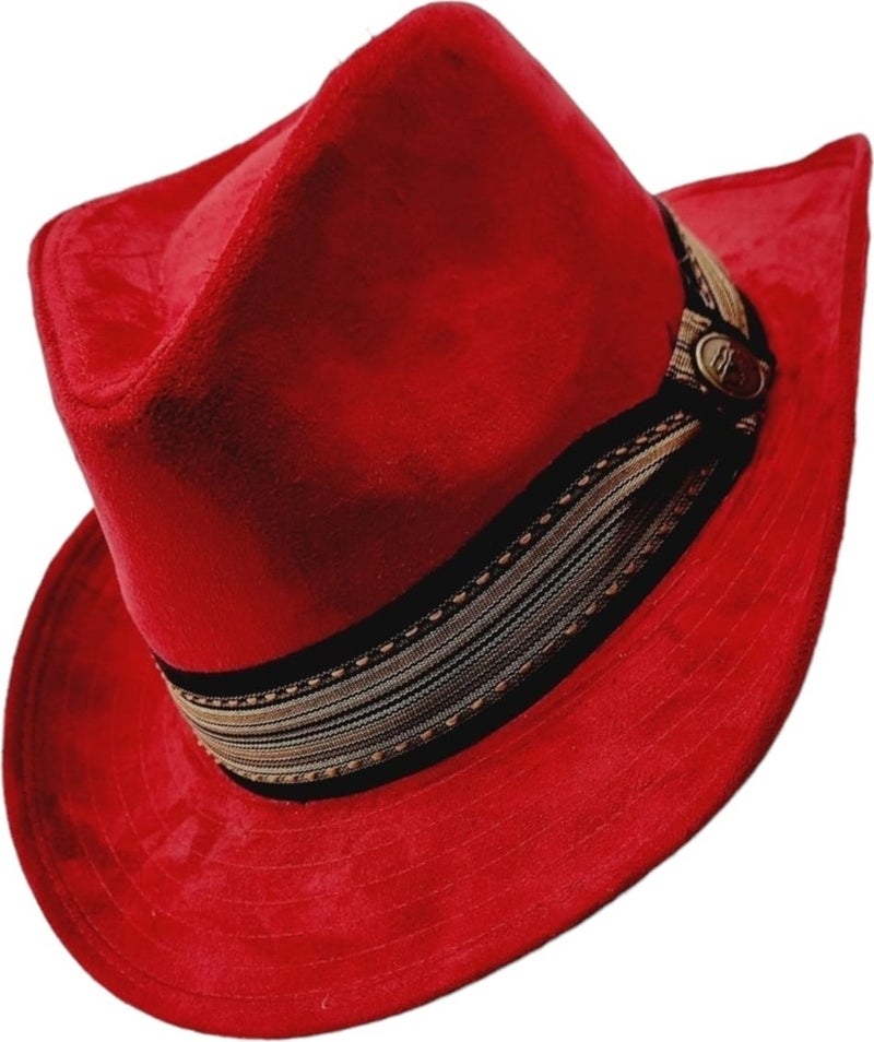 Mood Agenda Nubuck Cowboy Fedora Hat  - Image 1