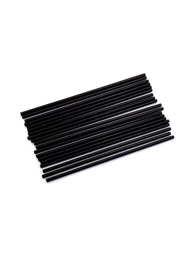 500-piece Pack 3mm Disposable Plastic Straws Short Small For Coffee Mixing Sticks Cocktail Decorations Black-Color:Black-Specifications:3*178mm ]  - Image 4