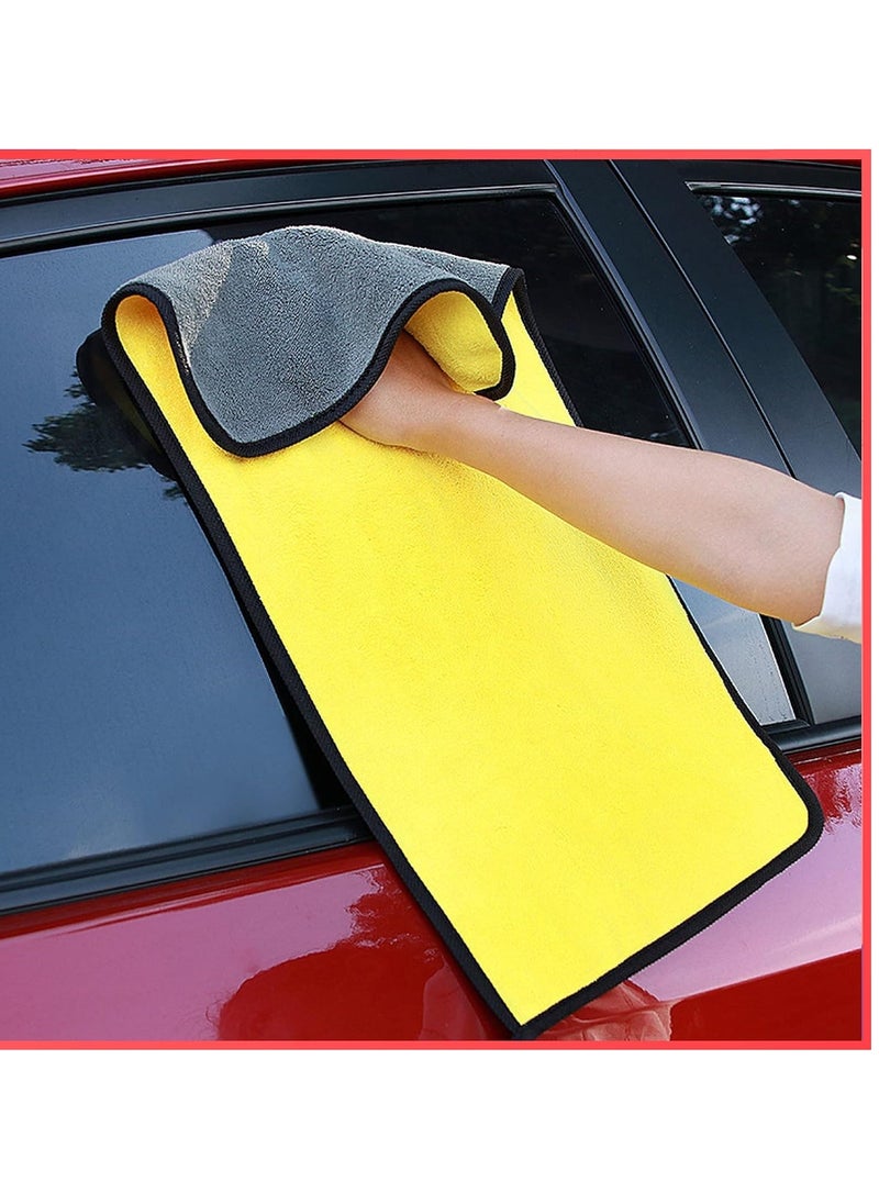 Zollyss Microfiber Cleaning Cloth 800 GSM for Home Kitchen Car Motorbike Mobile Laptop Office Lint Free Dual Layer Ultra Thick Super Absorbent Towel Scrubber Duster Wash Polish Cloth, 3 Pcs - pzsku/Z6E3DD1543ED77BA99ACBZ/45/_/1740033019/b3c45254-54fe-41a5-9a69-5846a84da86f