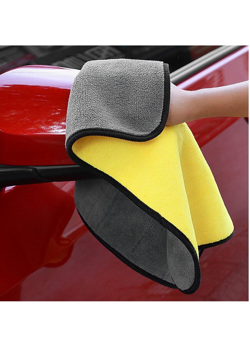 Zollyss Microfiber Cleaning Cloth 800 GSM for Home Kitchen Car Motorbike Mobile Laptop Office Lint Free Dual Layer Ultra Thick Super Absorbent Towel Scrubber Duster Wash Polish Cloth, 3 Pcs - pzsku/Z6E3DD1543ED77BA99ACBZ/45/_/1740033029/de819063-04ab-4780-8ee6-56ed1893caf3