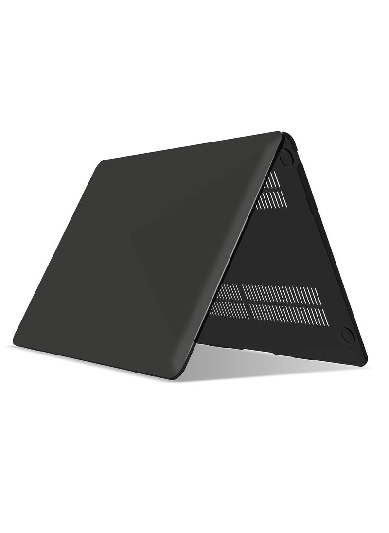 Rubik - Hardshell Protective Case for MacBook New Pro 13'' (A1706/ A1708/ A1989/ A2159 /A2251 /A2289 Black - Image 1