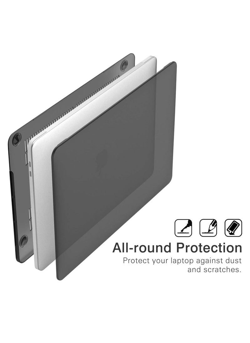 Rubik - Hardshell Protective Case for MacBook New Pro 13'' (A1706/ A1708/ A1989/ A2159 /A2251 /A2289 Black - Image 1