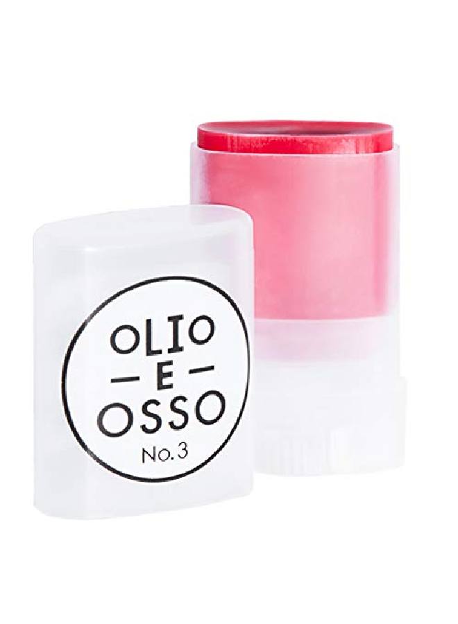 Olio E Osso بلسم الشفاه والخدود الطبيعي؛ جمال نظيف غير سام (رقم 3 قرمزي) - Image 1